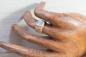 Preview: Hellbrauner Kork-Ring mit versilberter Spirale