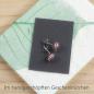 Preview: Kleine Rubin-Ohrstecker mit echtem rotem Rubin und 925 Sterling Silber