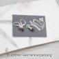 Preview: Anmutiges Schmuck-Set mit tief-rotem Granat