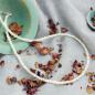 Mobile Preview: Feine zierliche Perlenkette aus erstklassigen echten Süßwasserperlen