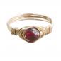 Preview: goldring mit Granat