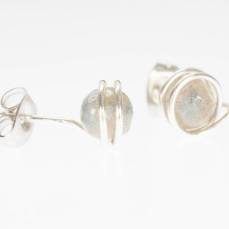 Labradorit-stecker-silber