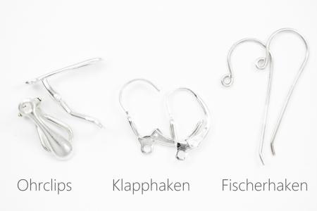 Kleine Edelstein-Ohrringe mit echtem hellblauen Disthen und 925 Sterling Silber , auch mit Clips