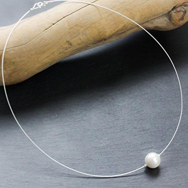 Klassisches Perlen-Collier mit weißer Muschelkern-Perle