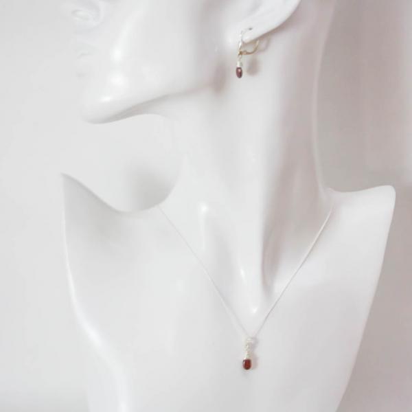Granatschmuck - Set
