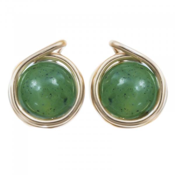 Jade-Ohrstecker