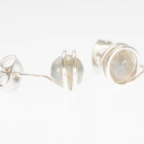Labradorit-stecker-silber