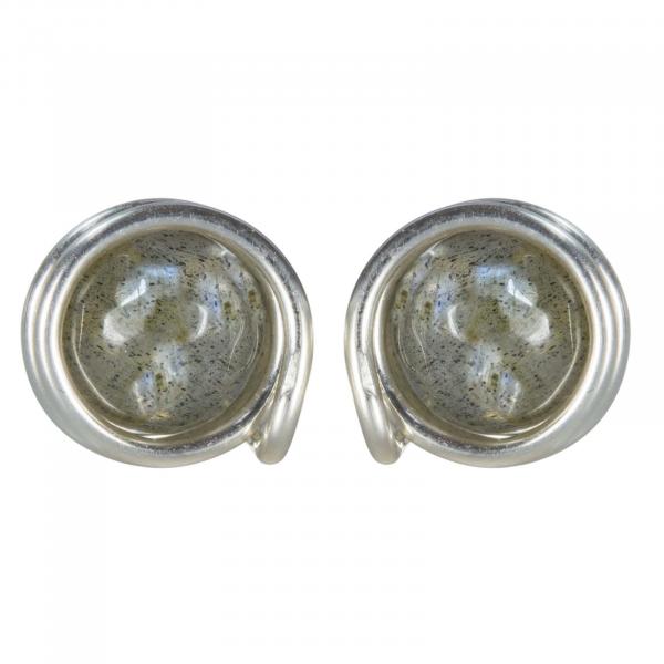 Labradorit-stecker-silber